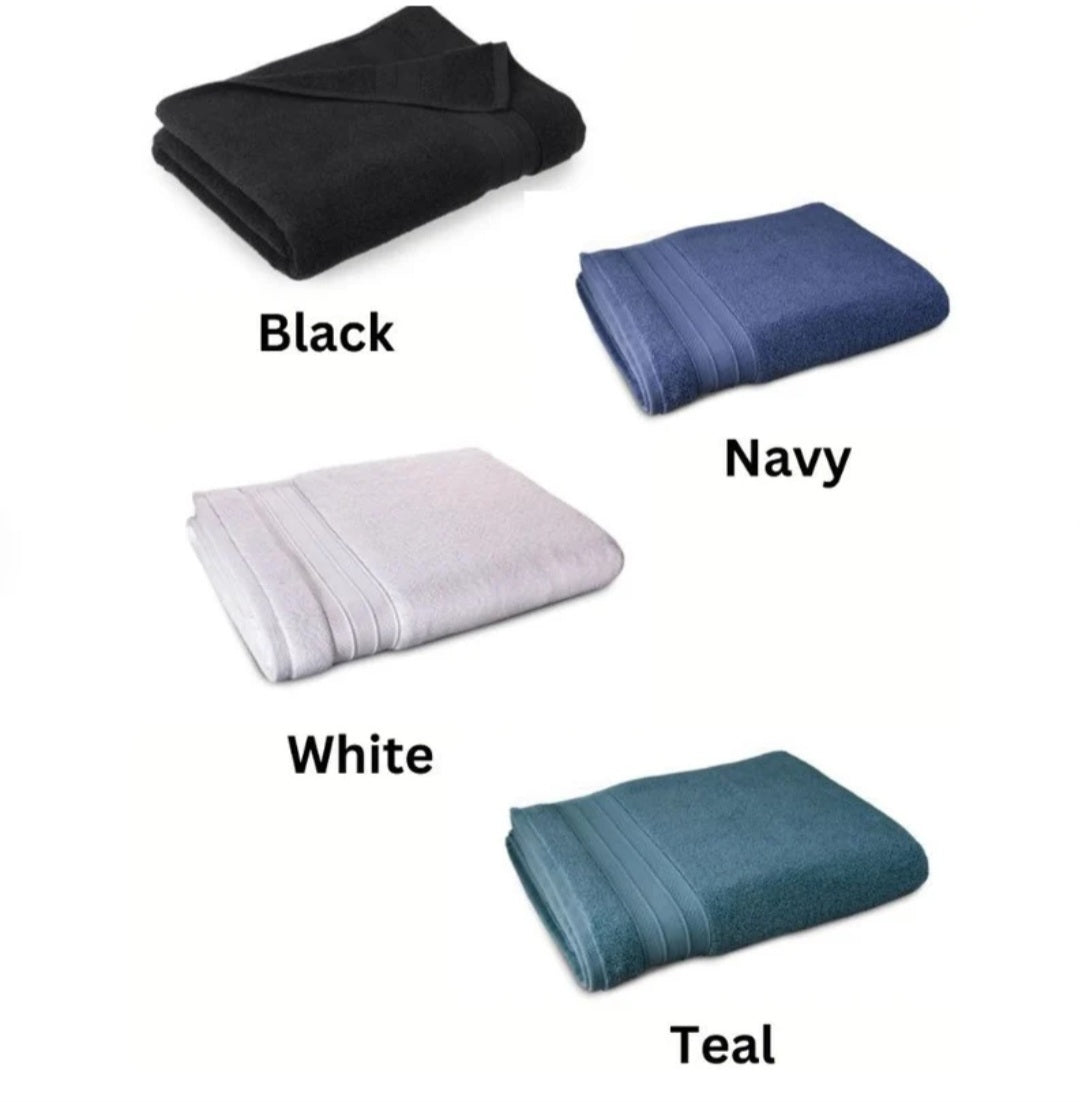 Personalized Towel Set – Custom Embroidered Bath, Hand & Wash Towels | Monogrammed Luxury Gift for Home, Wedding & Spa