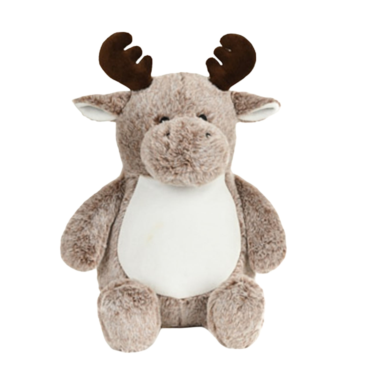 Personalized Christmas Moose Plush | Custom Embroidered Stuffed Animal | Baby Keepsake Gift | Newborn Christmas Gift | Birth Stats Plush | Holiday Nursery Décor