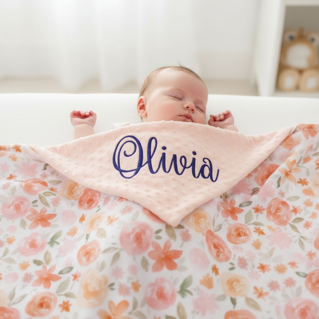 Personalized Baby Blanket - Soft & Cozy for Your Little One!