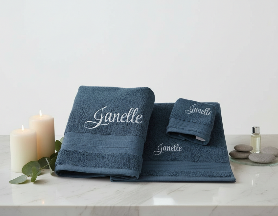 Custom embroidered towels cotton towels