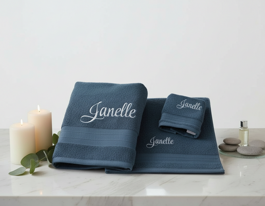 Custom embroidered towels cotton towels