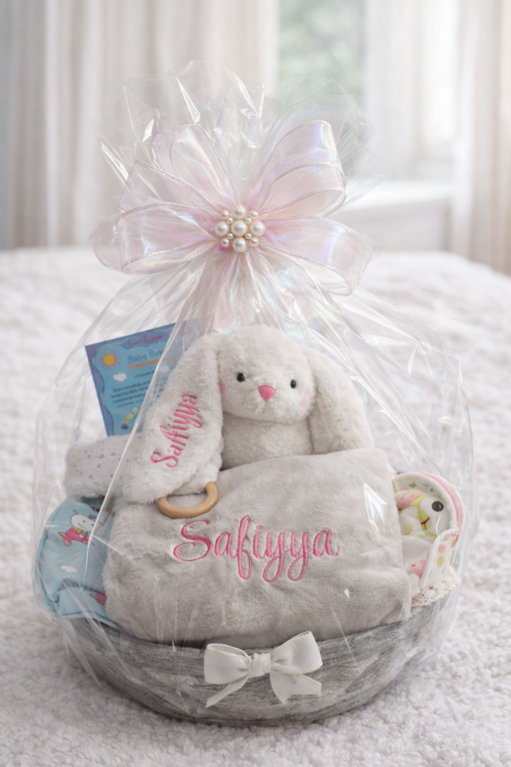 Personalized Baby Gift Basket | Custom Baby Shower Gift | Baby Boy, Baby Girl or Gender Neutral Gift Box