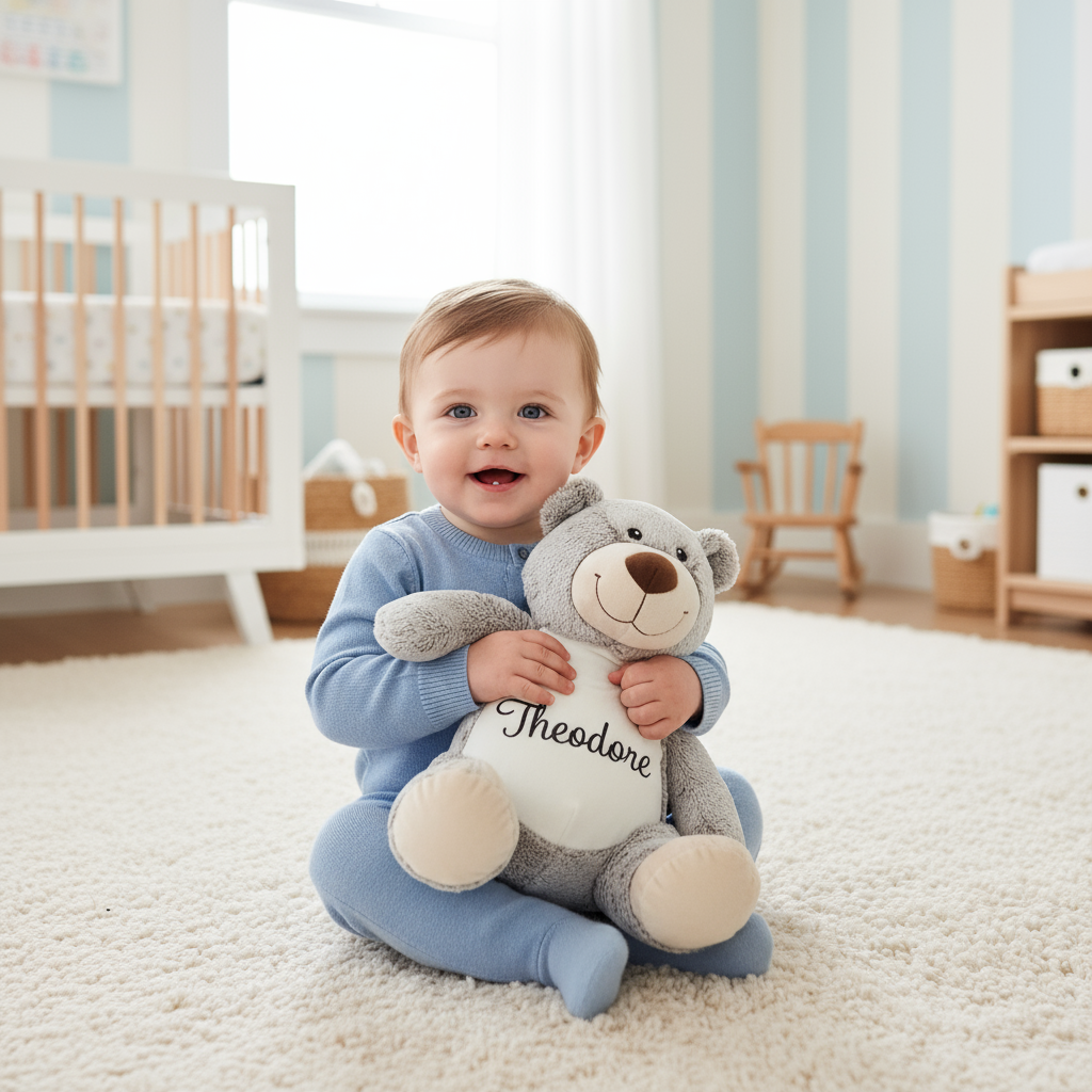 Personalized Bear Stuffed Animal - Size 16"