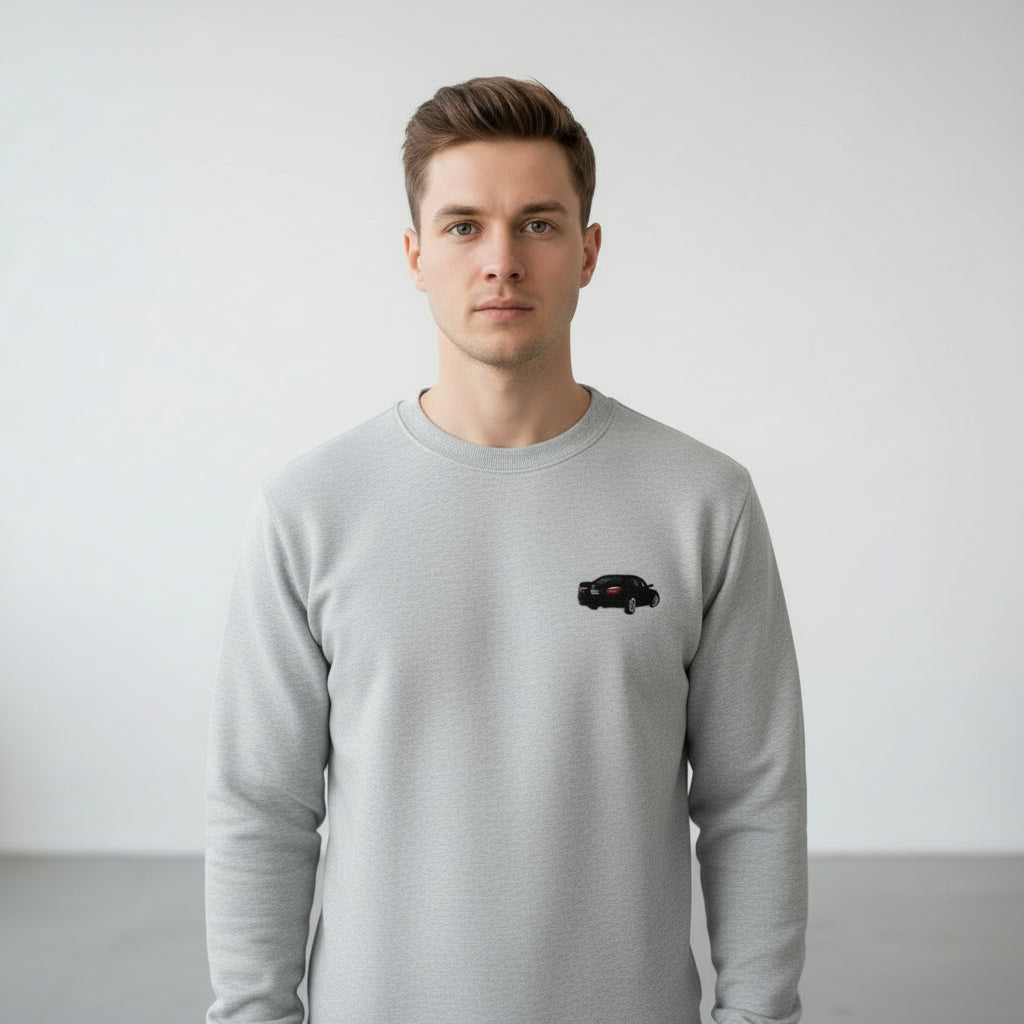 Your Car, Embroidered Sweatshirt — Custom Photo Design