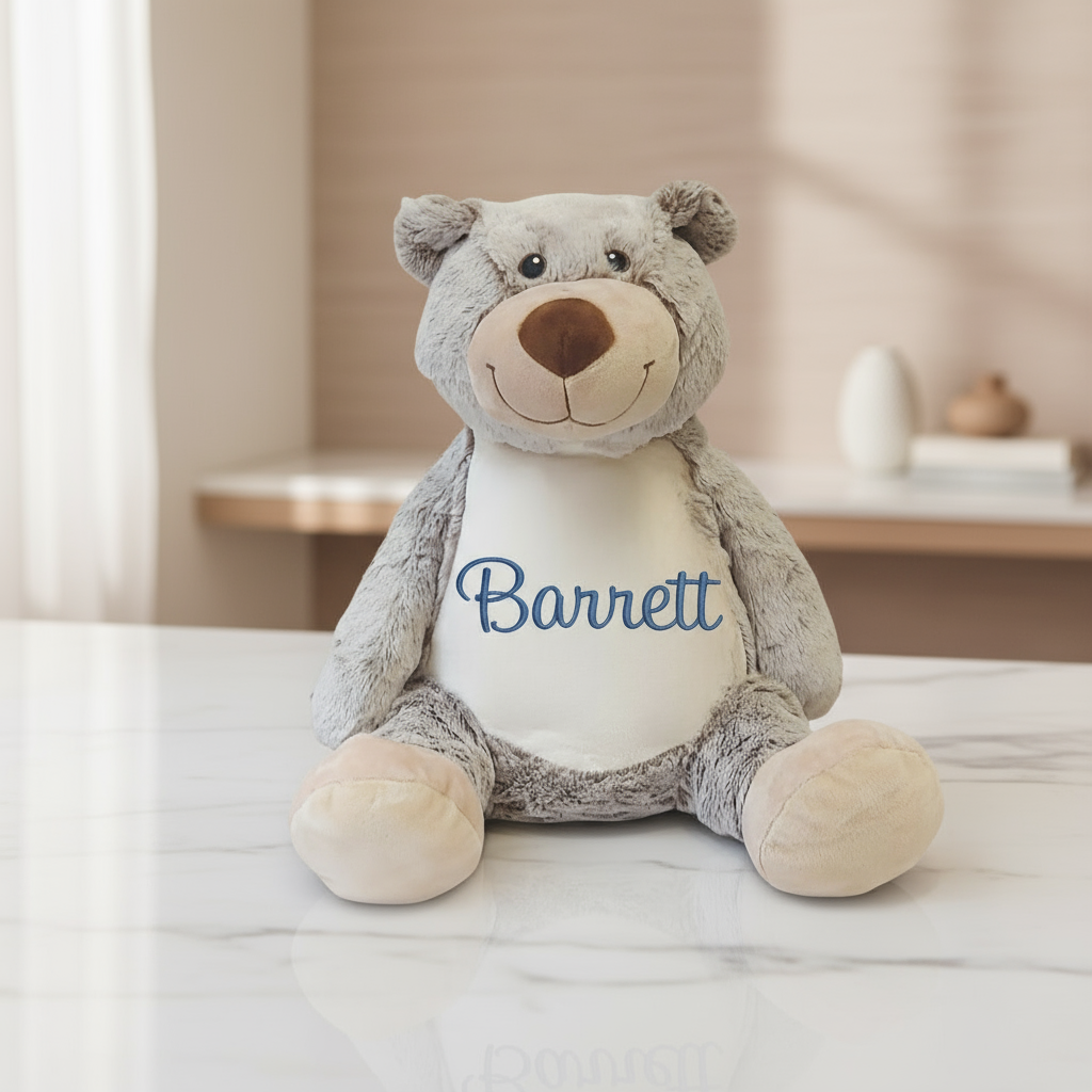 Personalized Bear Stuffed Animal - Size 16"