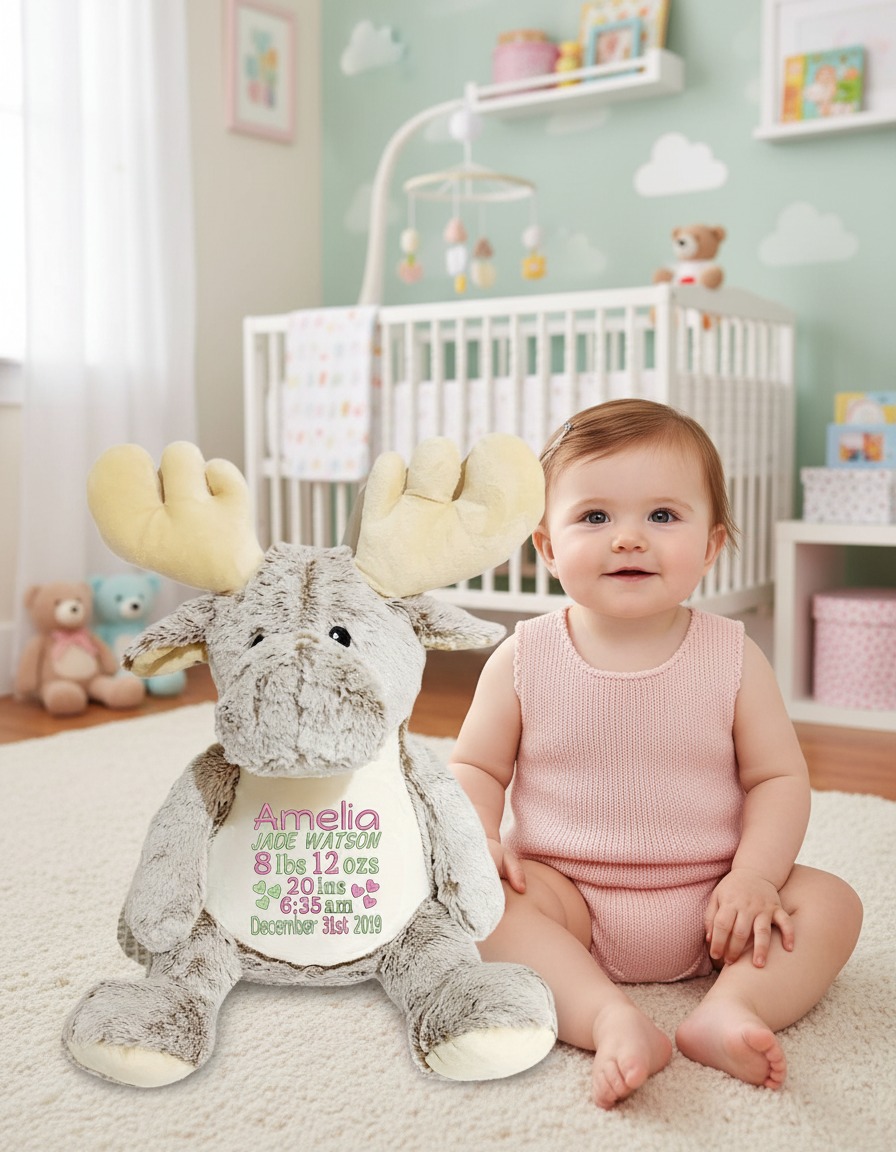 Personalized Moose - Size 16"